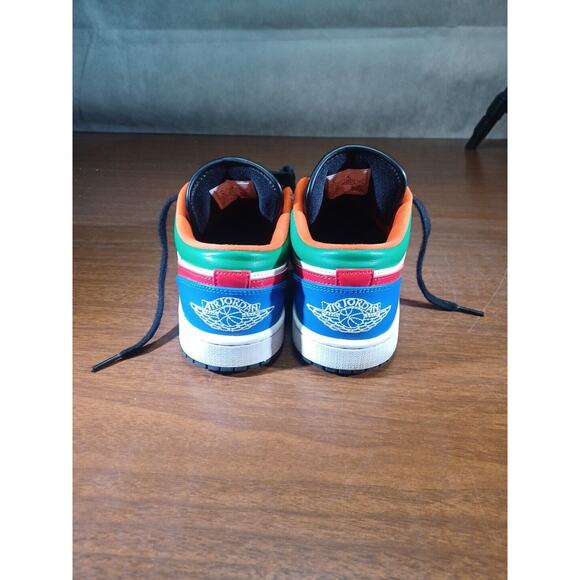 Jordan 1 Low Multi colour (Blue, Green, Red, Black) SE size 8 US 23 JORDAN - Picture 7 of 13